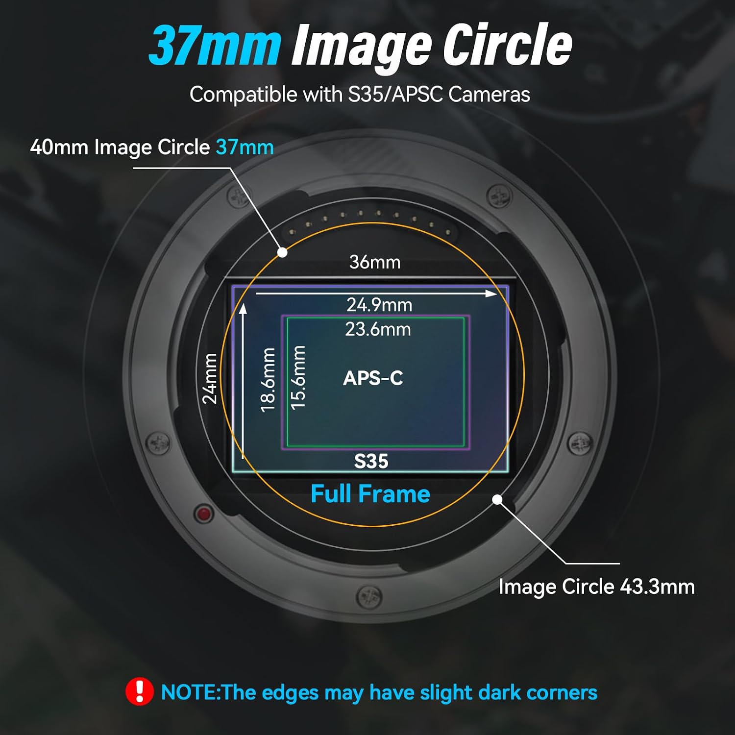 SIRUI 40mm T1.8 1.33X Anamorphic Lens, S35 Autofocus Lens for Z Mount Cameras, Z5, Z50, Z6/6II, Z7/7II, ZFC, Z8, Z9 (Blue Flare)