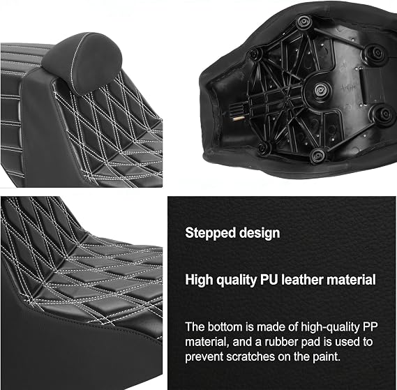 Two-Up Seat for Harley Low Rider S/ST Softail Sport Glide(2018-2026)