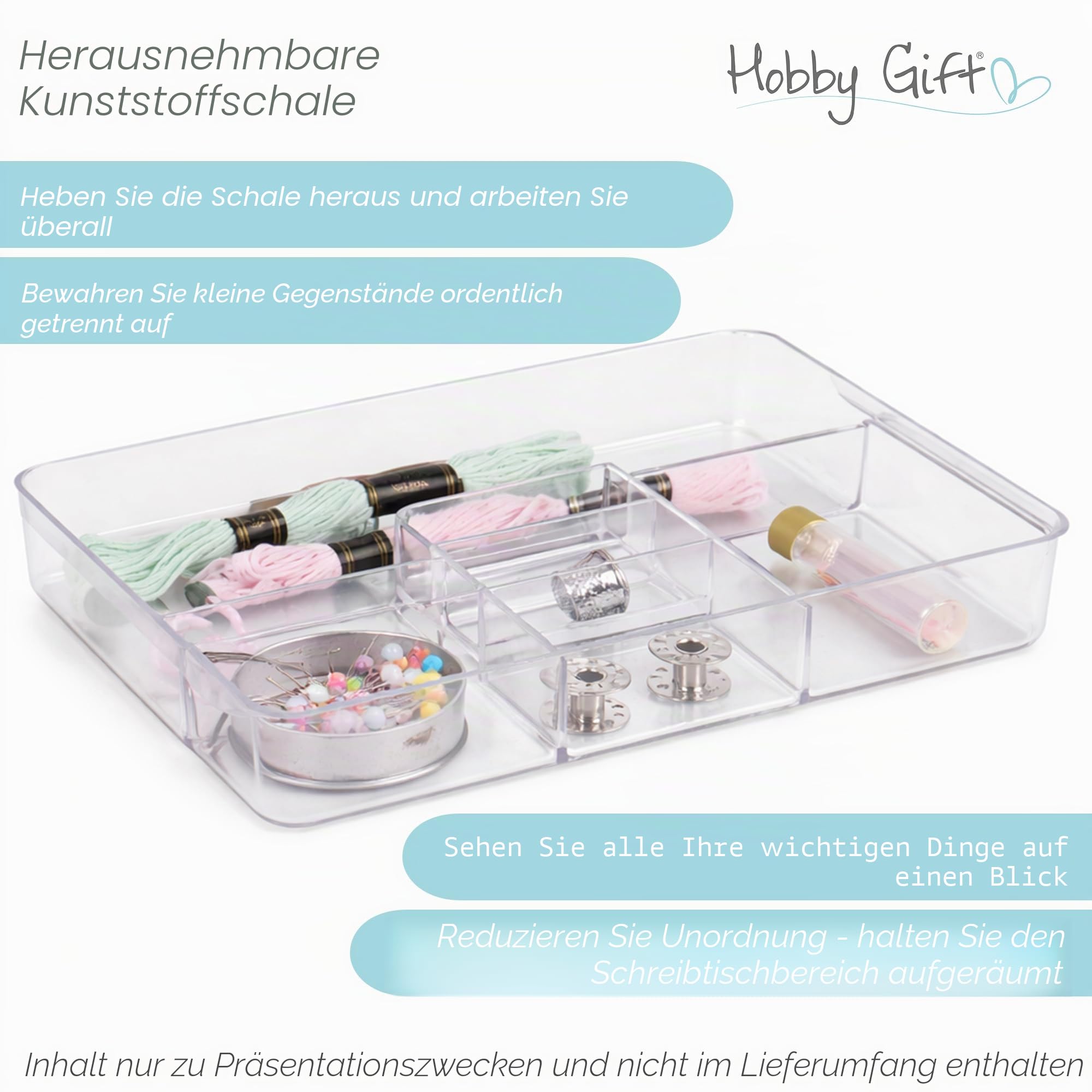 Hobby Gift Neuheit Nähhandwerk Hobby Aufbewahrungsbox, Bienenstock, 24 x 29 x 29.5cm