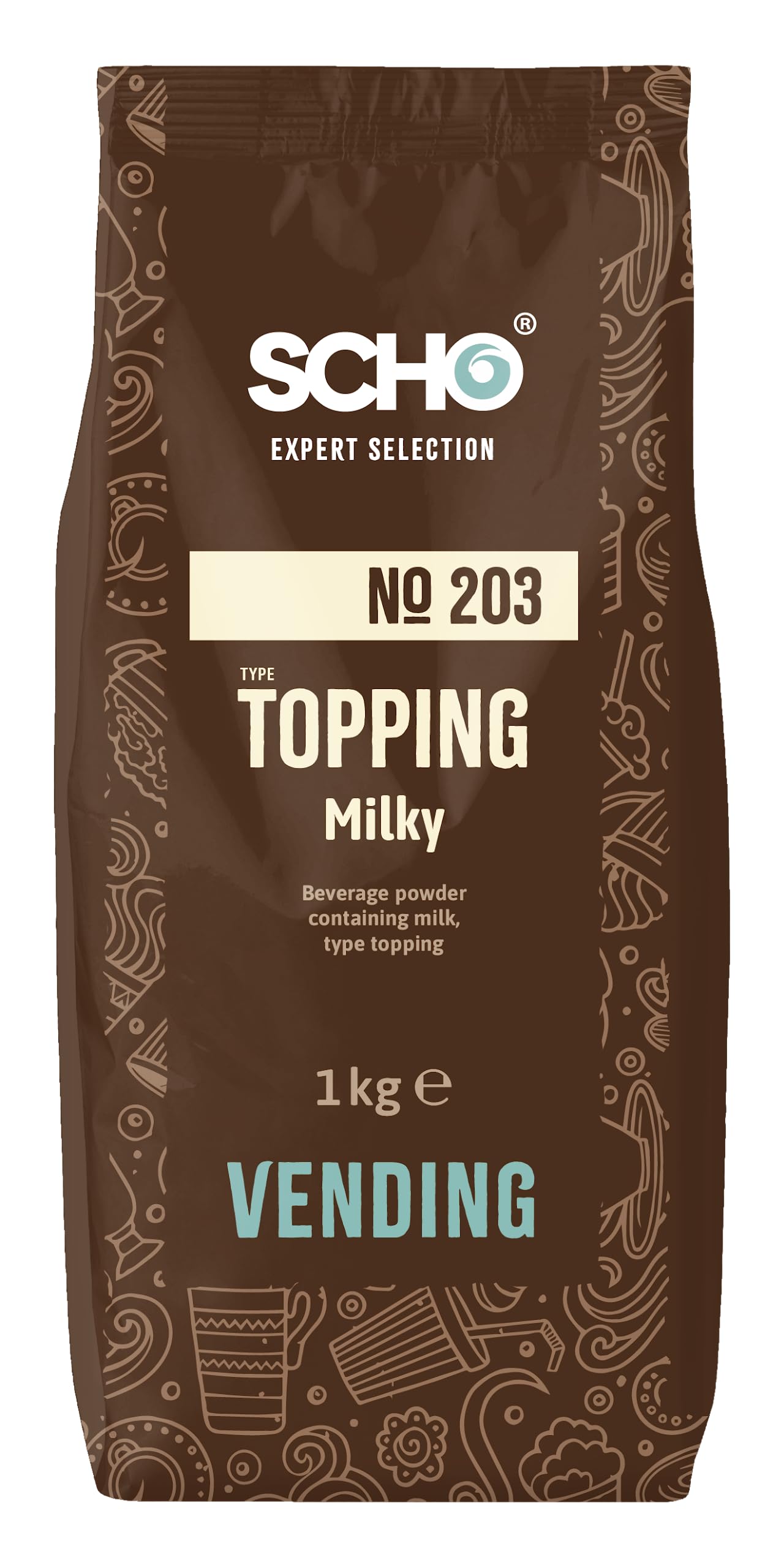 Scho No. 203 Topping Milky 10 x 1000g | Automatenfähiges Milchpulver