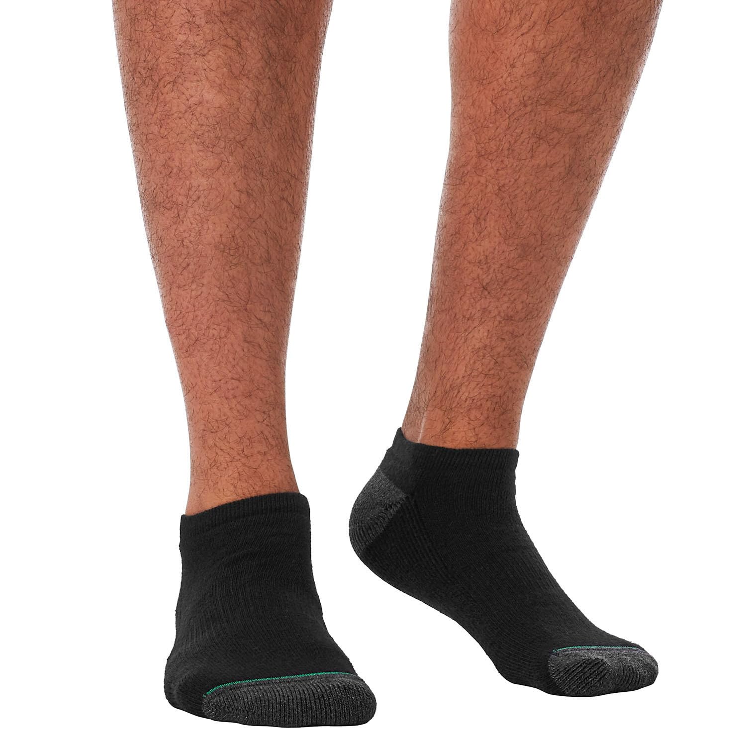 Member's Mark Men's No Show Socks, Black, 10 Pairs//8 BRIEFS for sale