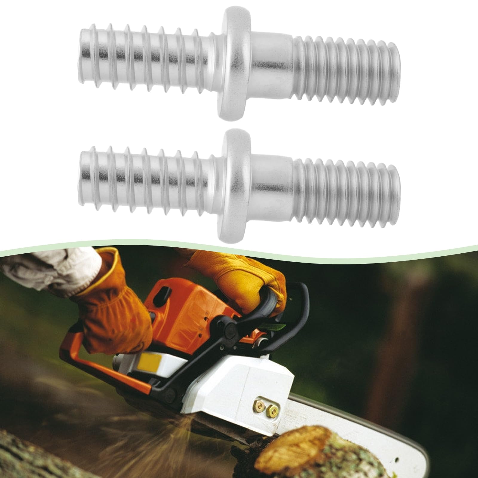 VGOL 2 Pieces Collar Screw Stud Chainsaw Bar Stud 1123-664-2405 Compatible with Stihl 210 250 023 021 025 211 017 018 170 180 Chainsaw - Image 3