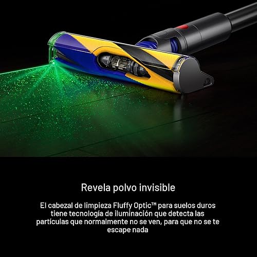 Miniatura 5 de Aspiradora inalámbrica Dyson V15 Detect Plus, iluminación revela el polvo, 240AW, 3 modos de potencia, hasta 60 minutos, limpia en profundidad