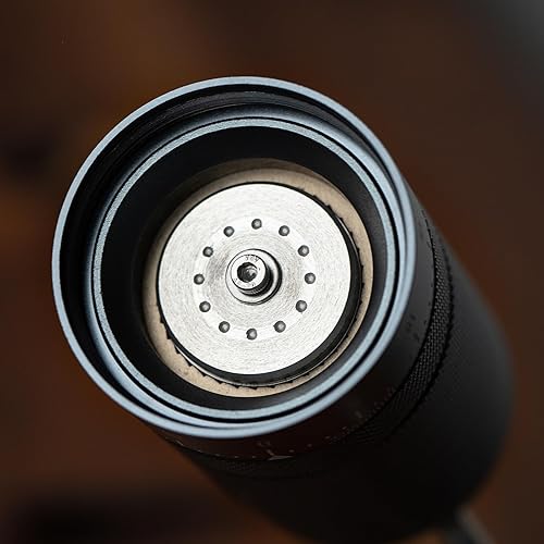 Miniatura 6 de Molinillo de café manual con molinillo de café manual de acero inoxidable ajustable externo, adecuado para varios lugares como cocinas caseras,