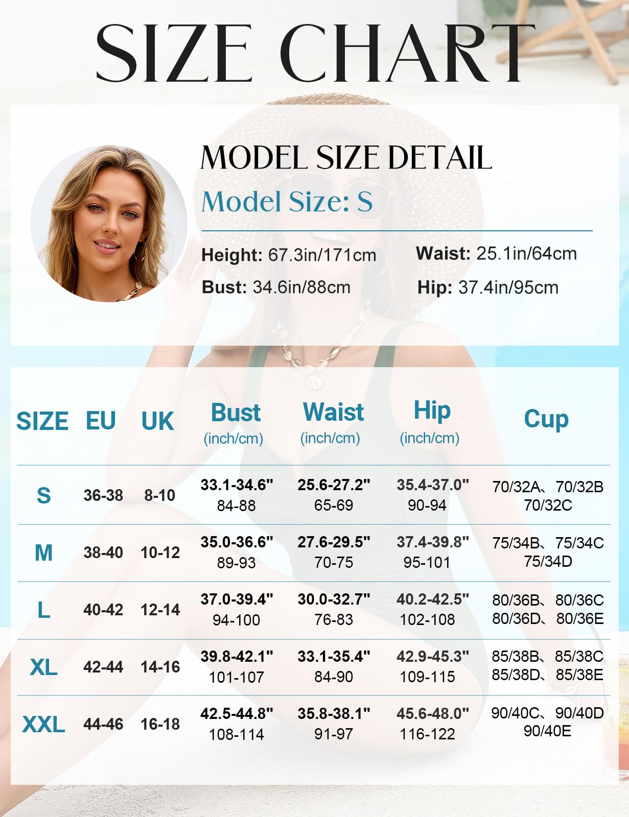 Costume Intero Contenitivo da Bagno Donna Curvy Costumi Interi Push Up Scollo A V Mare Beachwear Swimsuit for Women