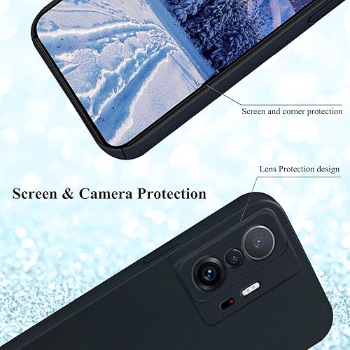 Miniatura 6 de Yarxiawin para Xiaomi 11T Pro Case a prueba de golpes rosa, Xiaomi 11T Pro Phone Case Thin Hard PC Xiaomi 11T Funda protectora Antihuellas con