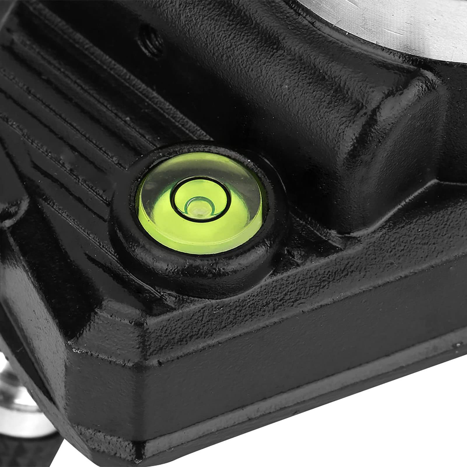 Adaptateur de Niveau Laser 360° Tournant Réglable, Support de Trépied en Alliage D'aluminium avec Filetage 1/4 pour la Mesure, Base de niveau, trepied niveau laser, 3 Boutons D'angle