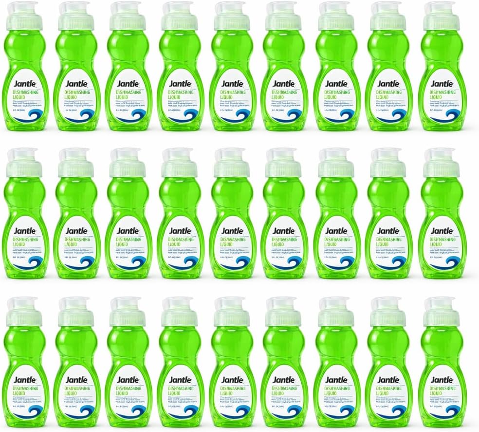 3 oz Dishwashing Liquid Bottles – Case of 72 Travel Size Mini Dish Soap – Bulk Small Kitchen Soap for Airbnb, Vacation Rentals, Hotels, Food Pantry & Welcome Baskets – 216 Total Fl Oz