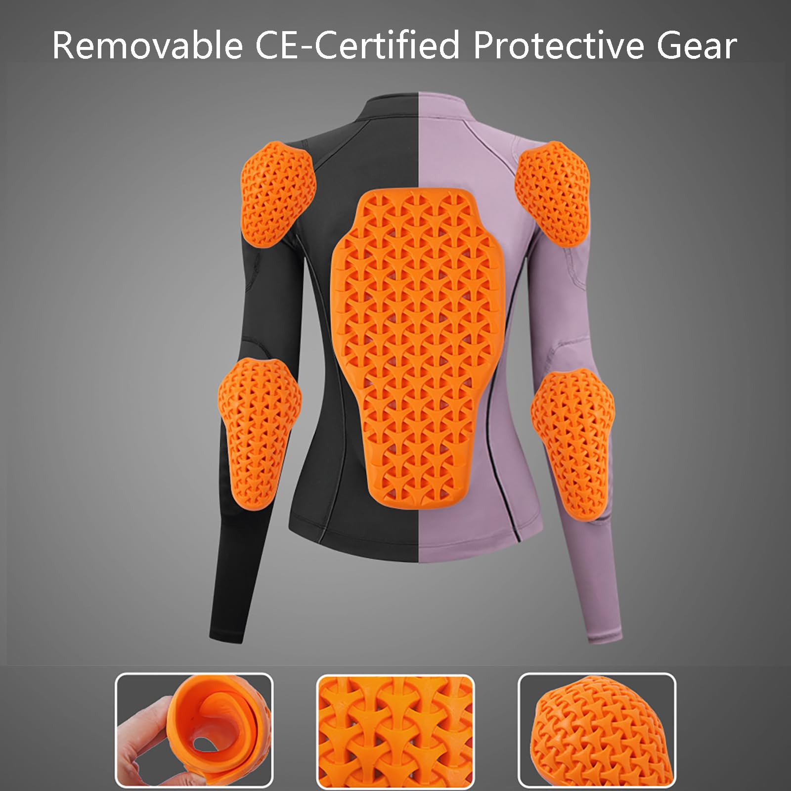 ARMAAN Giacca Moto Da Donna In Rete – Protezioni Con Certificazione CE, Giacca Protettiva Motocross Traspirante, Maglia Moto Ad Alta Visibilità