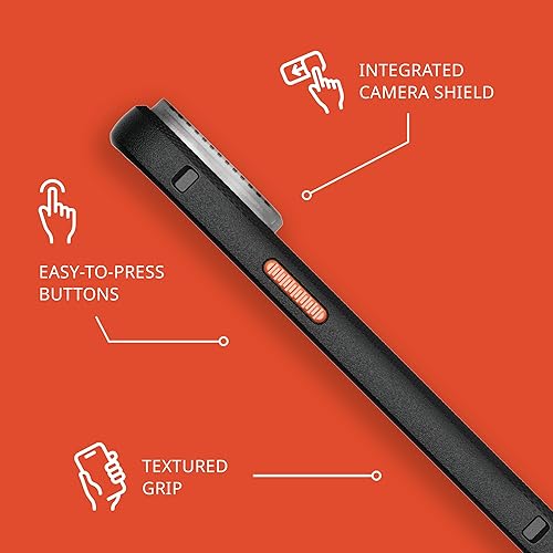 Miniatura 6 de Tech21 Evo Max - Funda para iPhone 15, compatible con MagSafe, funda de protección contra impactos, cordones incluidos, color negro activo