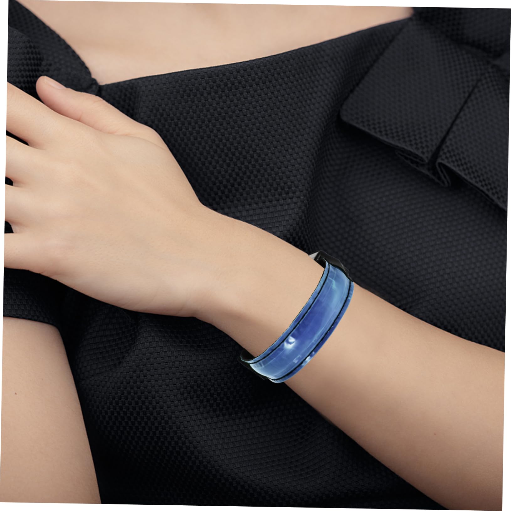 BESPORTBLE Fascia da Polso in Nylon Regolabile per Corsa Notturna da 4 Pezzi