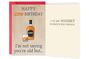 Funny 22nd Birthday Card, Cool 22nd Birthday Gift for Him Her