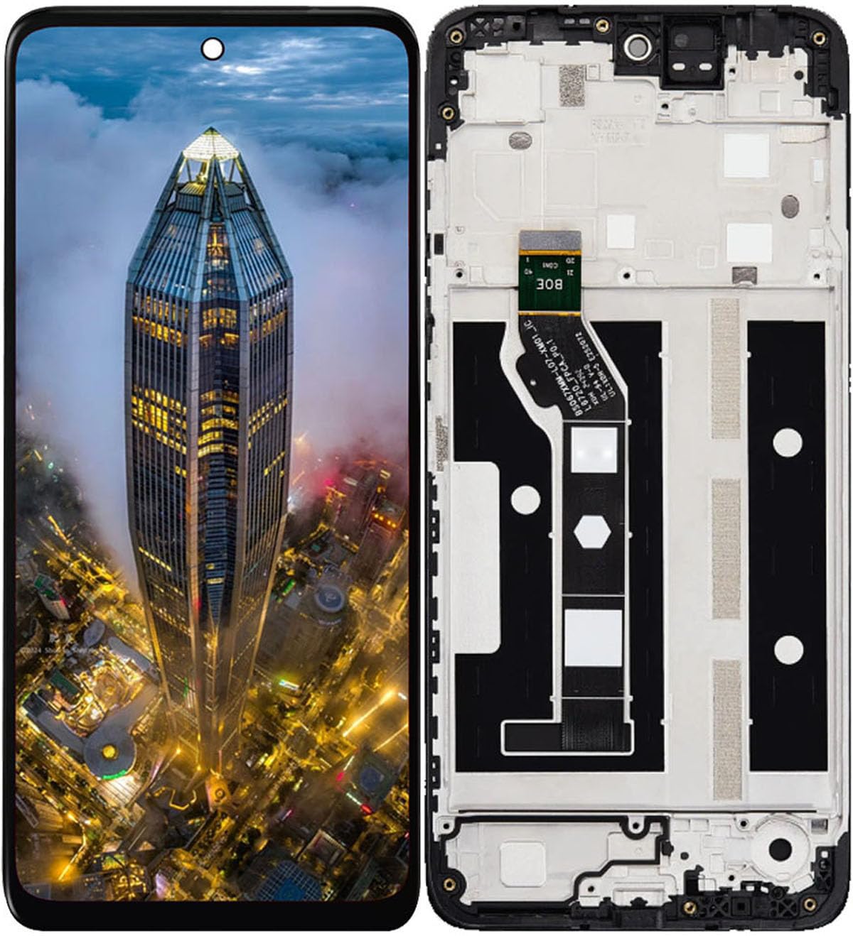 Zespół wyświetlacza LCD do Motorola Moto E15 XT2523-6, zestaw do wymiany ekranu MC43E