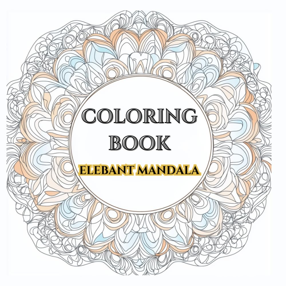 Mandala Art for Stress Relief – Beautiful Mandala Patterns to Color for Adults and Beginners: Unwind with calming mandala art. Ideal for reducing ... relaxation through intricate designs.