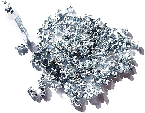 Marrkey - Puntas de carburo de acero atornilladas, puntas de carburo antideslizante de seguridad pinchos para bicicleta gorda, motocicleta,