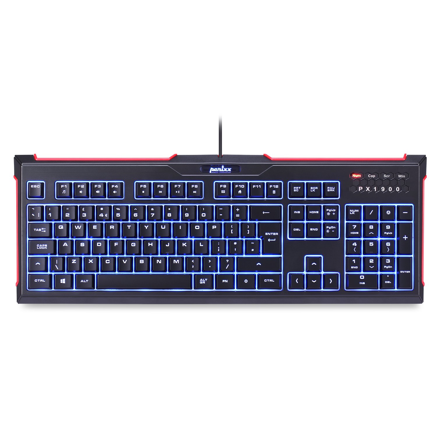 perixx PX-1900 AZERTY Gaming Keyboard