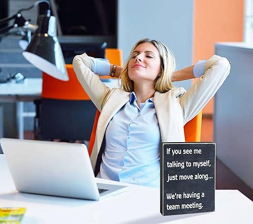 Miniatura 9 de Esur Cartel inspirador de caja de decoración de escritorio de oficina todo es figurable  divertido letrero de caja de oficina