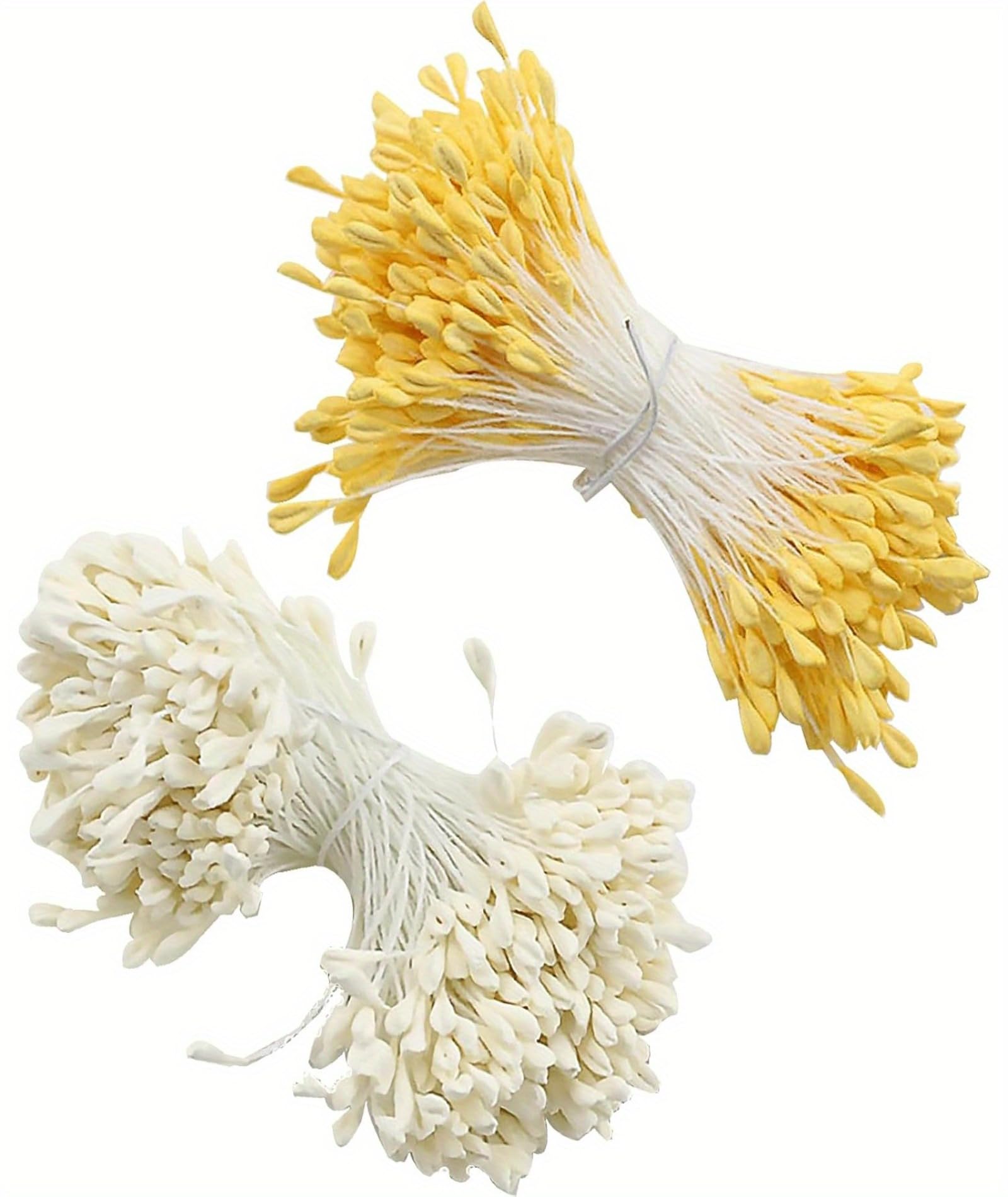 700PCS Artificial Pollen Flowers, Flower Making Materials with Pollen Flowers for Craft, Artificial Flowers for Handmade Floral Decorations