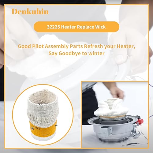 Miniatura 6 de 32225 Repuesto de mecha de calentador de queroseno para Kero World KW-24 (A-H), Dyna-Glo RMC-95C, DURAHEAT DH2300, mechas de calefacción para
