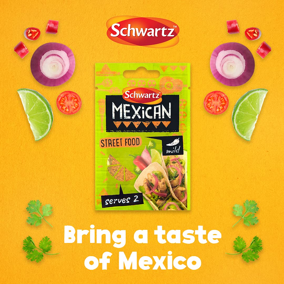 Buy Schwartz Street Food mixed Spices Seasoning Sachets Pack of 6