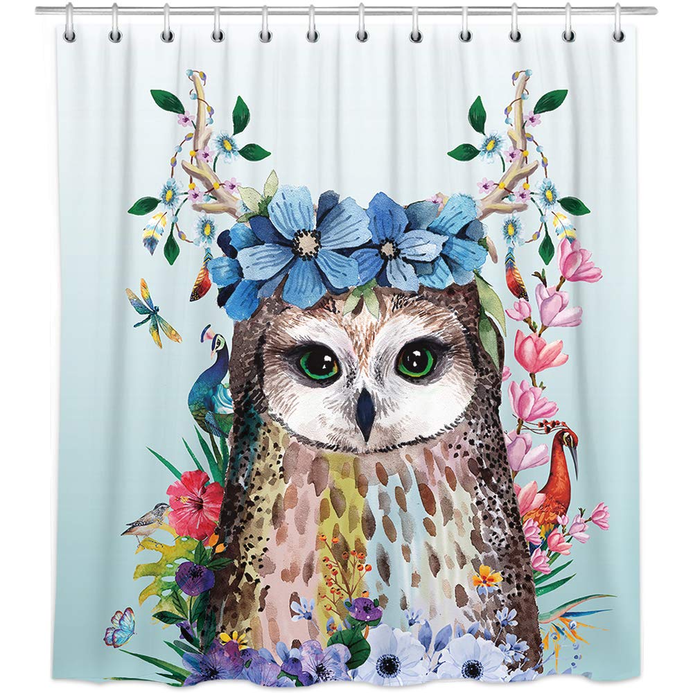 Owl Shower Curtains Curtains & Drapes