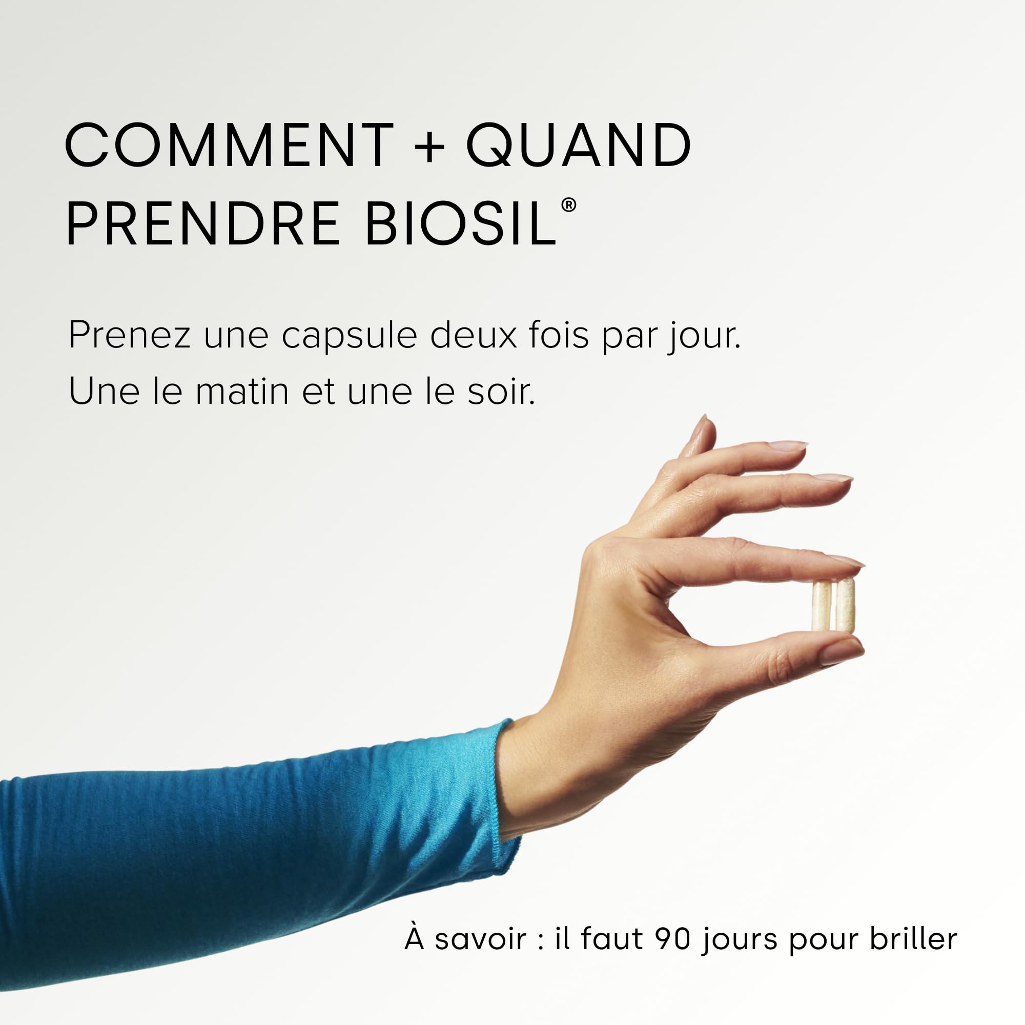 Biosil Collagen Generator - 60 Capsules | Avec le complexe breveté ch-OSA - génère et protège votre propre collagène - Sans OGM - Approvisionnement pour 30 jours