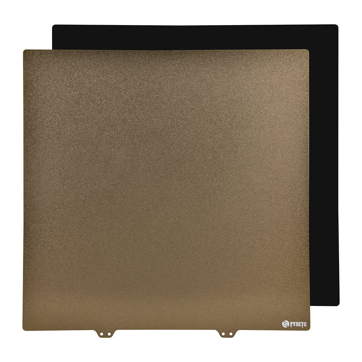 BCZAMD Ender 5 Plus platforma do druku 3D, dwustronna, malowana proszkowo, z mocną bazą maagneetową, druk 3D, 377 x 370 mm, platforma do drukarki 3D, złota
