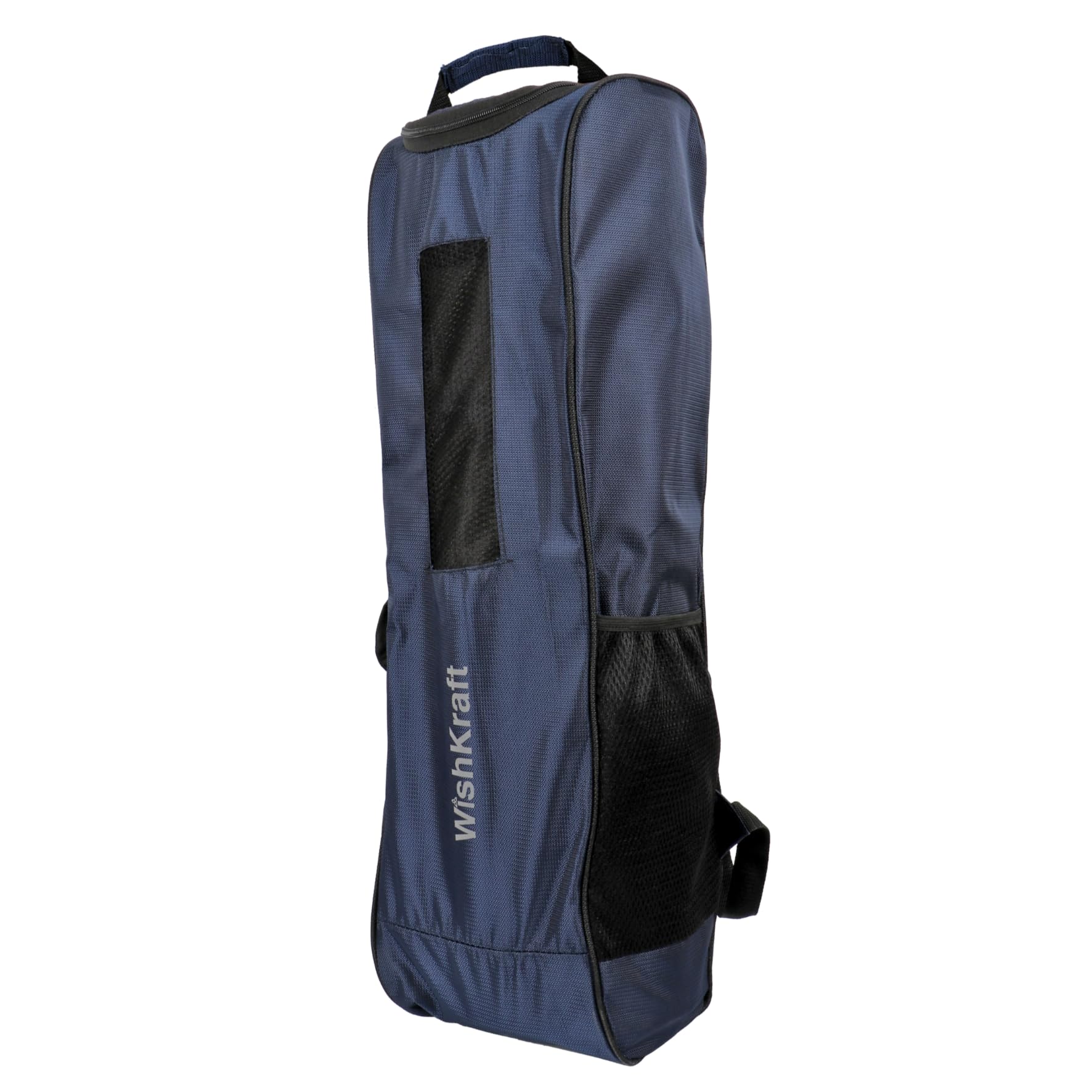 WishKraft Yoga Mat Carry Kit Bag [Navy Blue] Easy Access Zip, Multipurpose Cover, Multiple Storage Pockets & Adjustable Carry Shoulder Strap (B0BN1DSG1J) Amazon Price History, Amazon Price Tracker