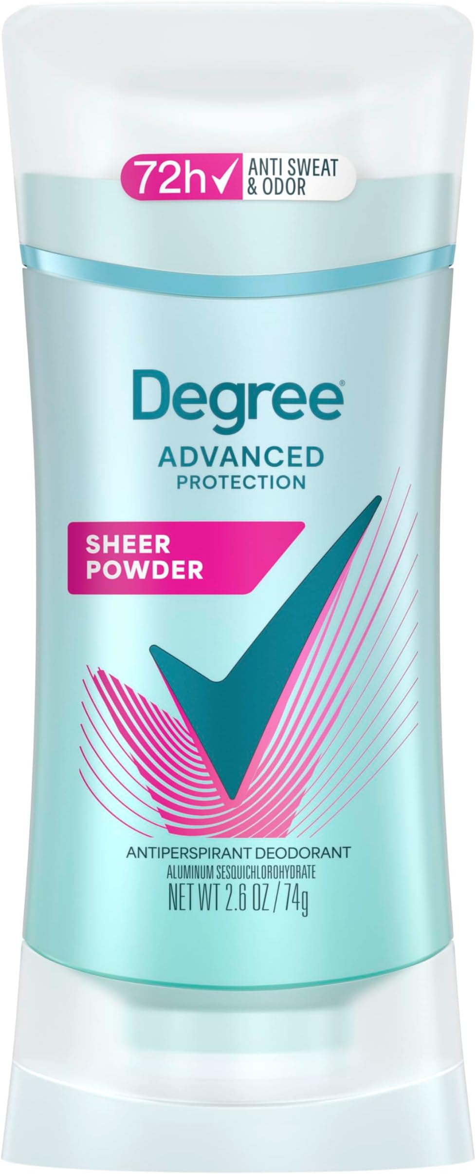Advanced Protection Antiperspirant Deodorant Sheer Powder for 72-Hour Sweat & Odor Control for Women, with Body Heat Activated Technology, 2.6 oz