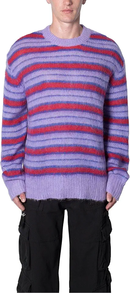 mnml Men's Mnml Men's Striped Mohair Sweater