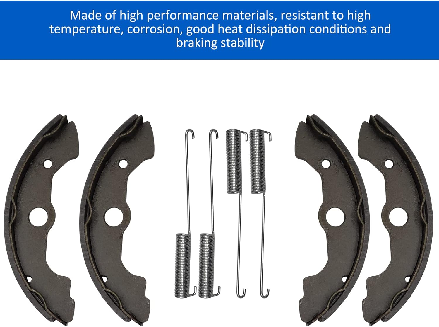 Front Brake Wheel Cylinders Shoes Kit for Honda Foreman 400 4x4 TRX400 TRX400FW 1995-1998 (Left&Right),OEM# 45350-HC5-971 45370-HC5-971 45310-HM7-006 45330-HM7-006