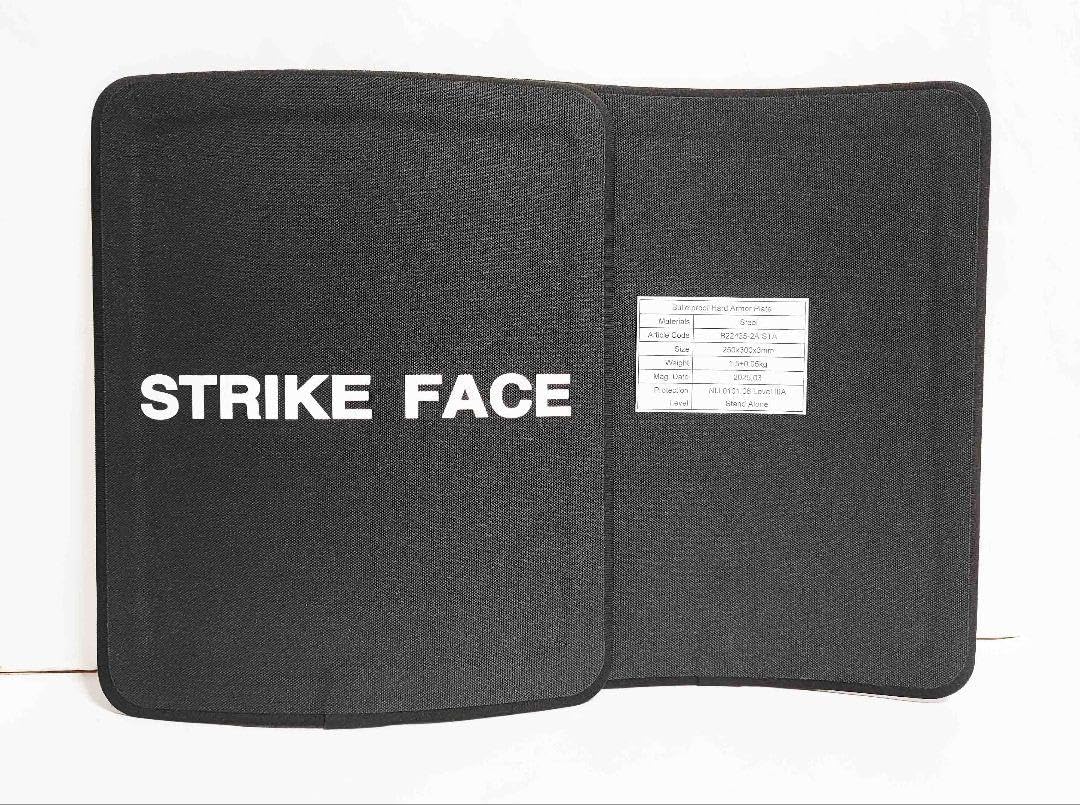 NIJ IIIA レベル3A 防弾プレート ベスト 防弾キット スチール製