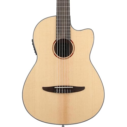 Yamaha NCX1 NT Cutaway Acoustic-Electric Nylon-String Classical Guitar, Natural