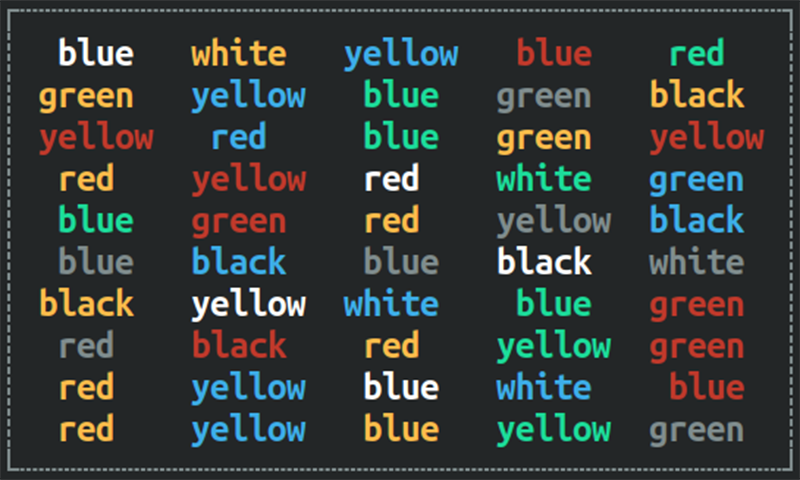 The stroop test - App on Amazon Appstore