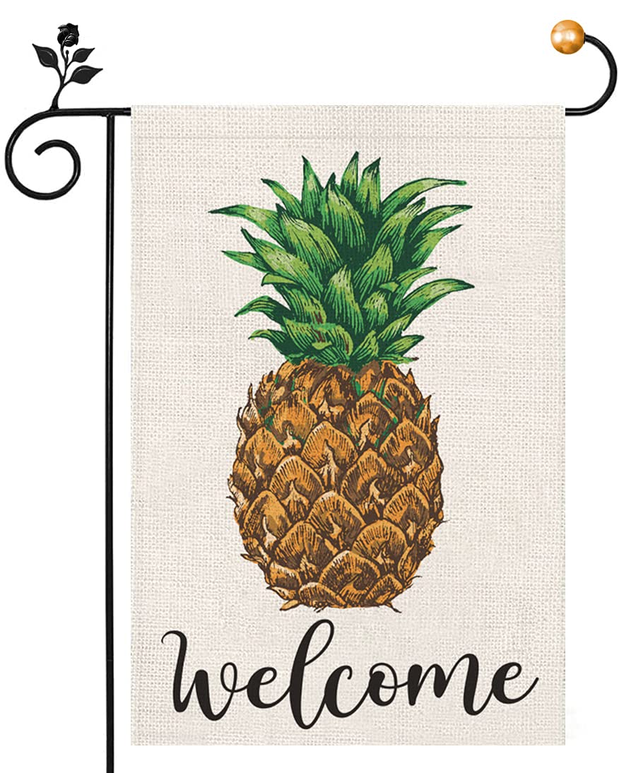 Garden Flag 12 x 18 Inch, Pineapple Garden Flags