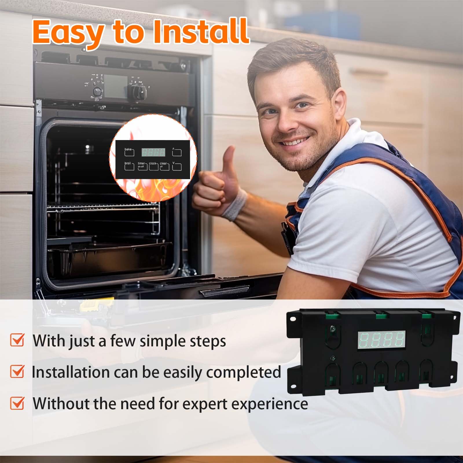 316418208 Scheda Di Controllo Range Frigidaire Garanzia A - Foto 5