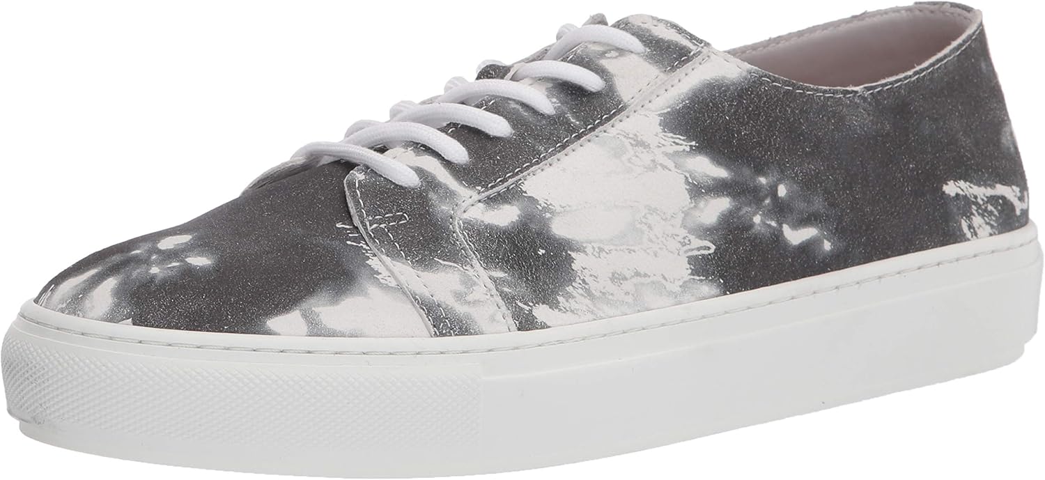 Aquatalia womens Classic Low Top Sneaker, Black/White, 12 US