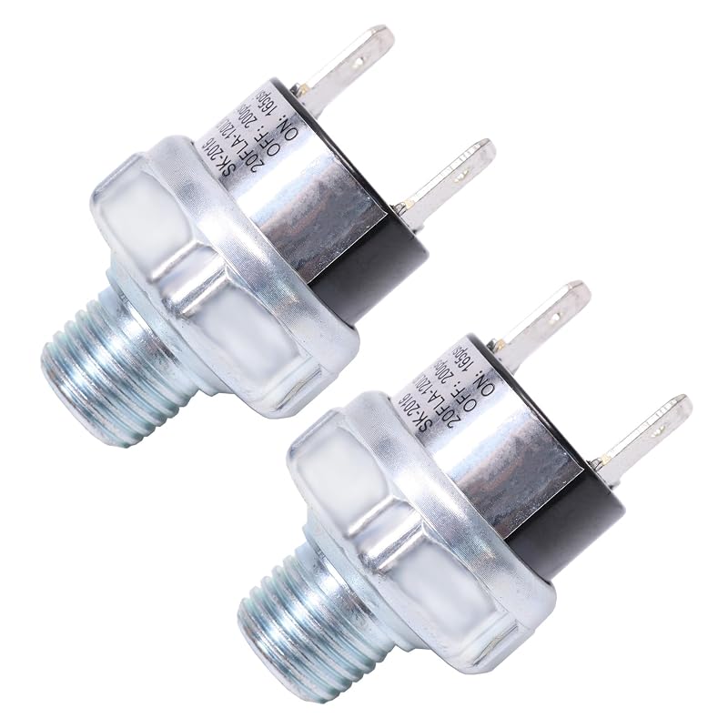 Pressostato de ar LDMINDA 165-200 PSI com rosca 1/4 NPT para tanque – Par