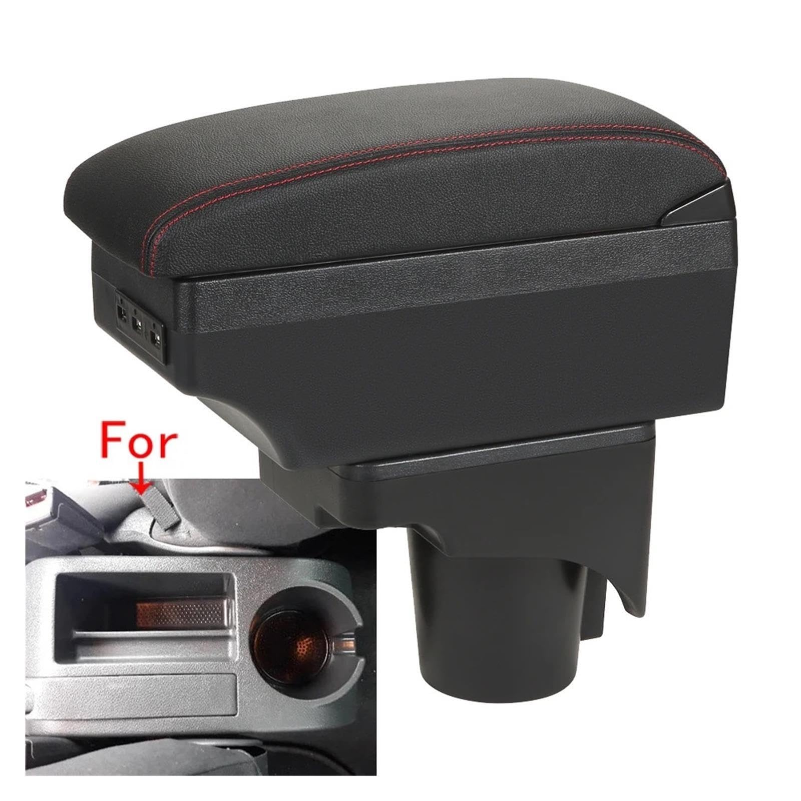 Para Sagitar Para Golf 6 5 Mk6 MK5 Para Jetta Caja Reposabrazos Coche