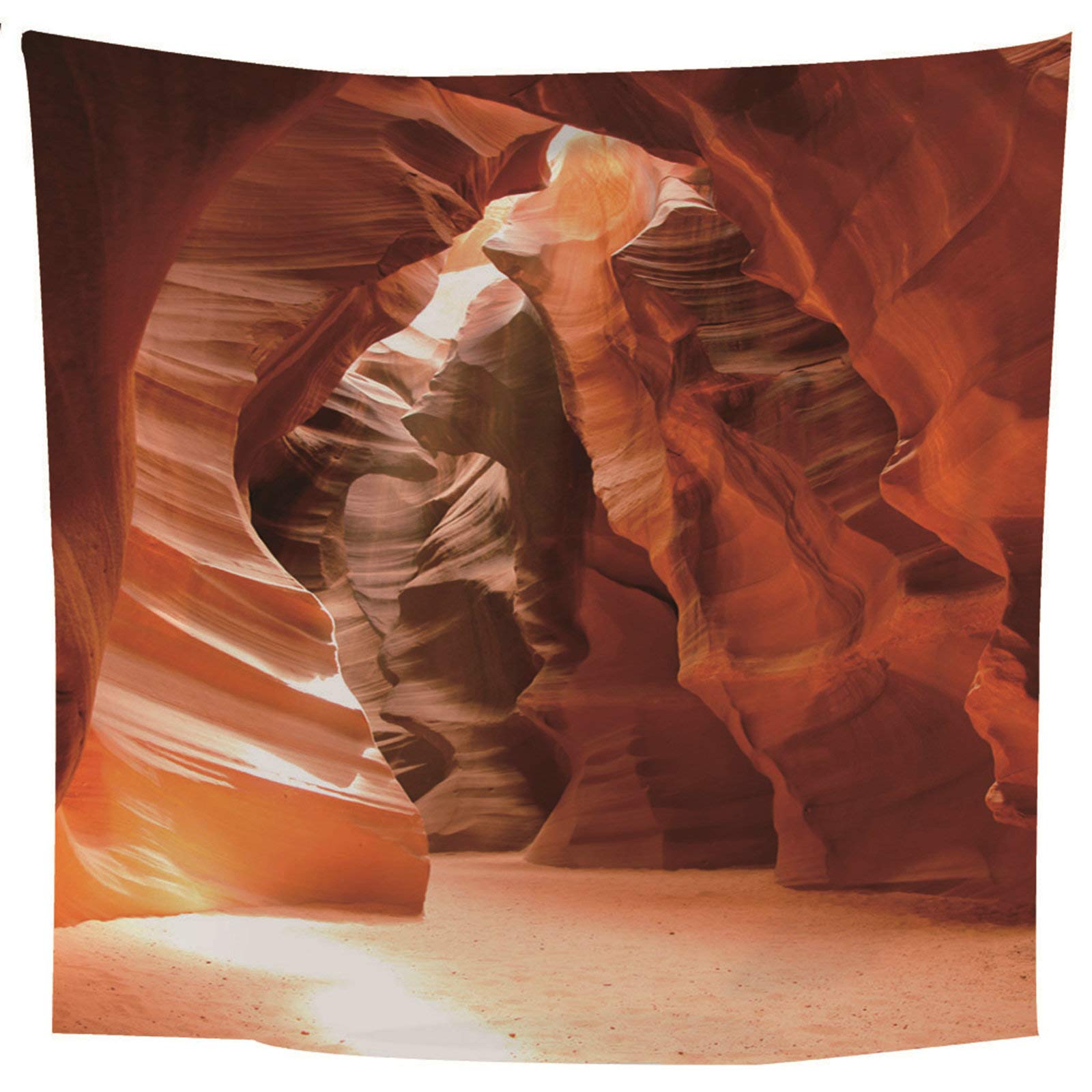 CEVAN Arazzo Da Parete Geometrico Telo Arredo Cotone Grotta Rocciosa Arazzo Da Parete Etnico Grande Arredare Camera Da Letto Arancia Decorazione Murale Appesa In Tessuto 200x150cm