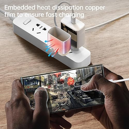 Miniatura 5 de 45 W Europa Super Fast Charger Europeo Travel Plug Adaptador para Samsung Galaxy S23 S22 S21 Ultra Plus iPhone MacBook iPad UE Adaptador de