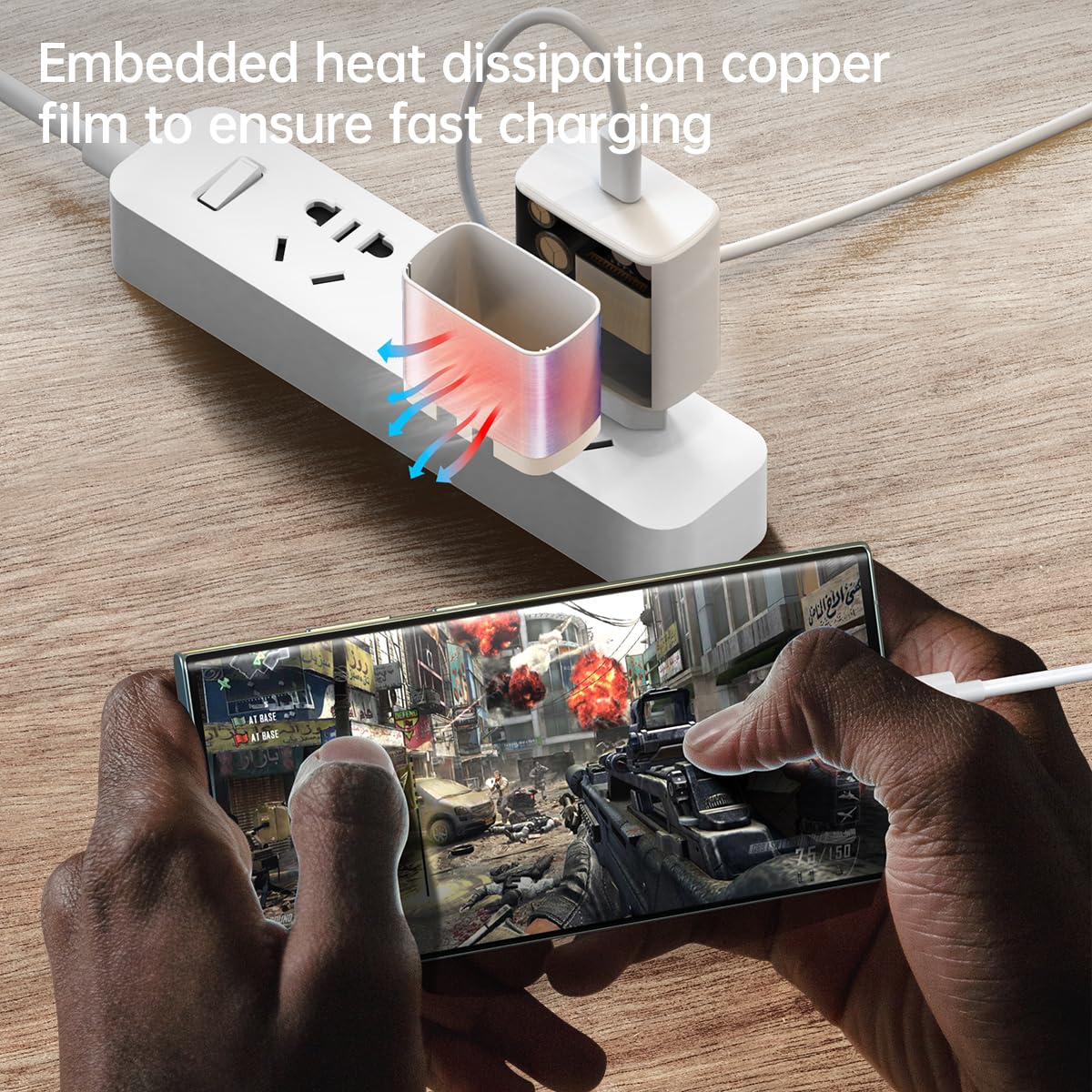 Caricatore europeo super veloce 45W per Samsung Galaxy S25 S24 S23 S22 S21 Ultra Plus MacBook iPad Air Pro EU USB tipo C caricatore da parete PD PPS Italia Francia Israele Euro Essentials