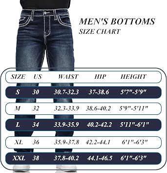 Men's Stretch Denim Jeans Classic Jeans with Embroidered Design, Street Style Regular Jeans Relaxed Fit Pants Comfy