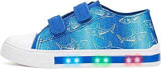 EUXTERPA
Toddler Light Up Sneakers Kids Casual Canvas Shoes with Adjustable Strap for Girls Boys
