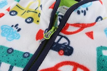 LittleSpring Fleece Jacket, Kids’ Coat, Thermal, Cold Protection, Jumper, Warm, Outerwear, For Kids, Unisex