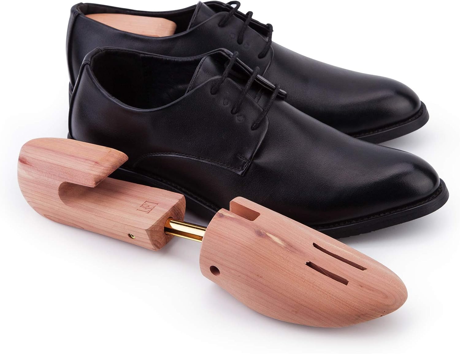 Men's Red Cedar Wood Shoe Tree Single Tube 2 Packs