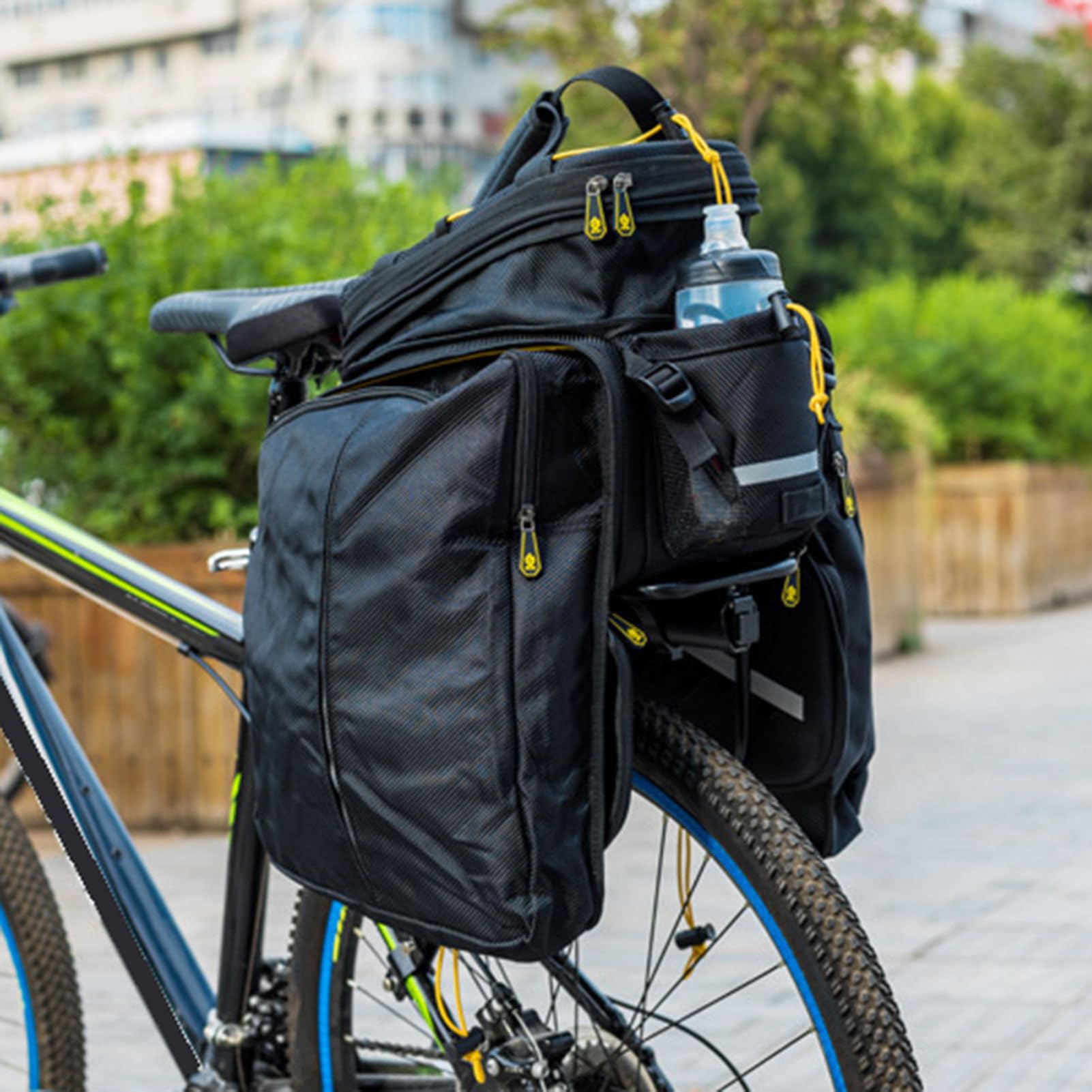 Borsa Da Bici Pannier Organizzatore Per Portapacchi Posteriore Biciclette | Grande Borsa Impermeabile Elettronica per Viaggi Ciclismo Escursionismo Shopping