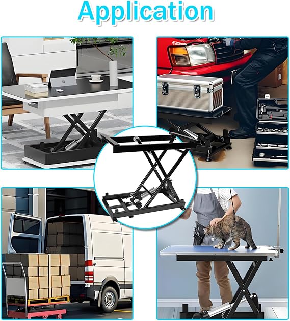 Height Adjustable Lifting Platform,Electric Lifting Platform,Steel material,with Remote Control,Lift Table for Material Handling and Transportation,Etc