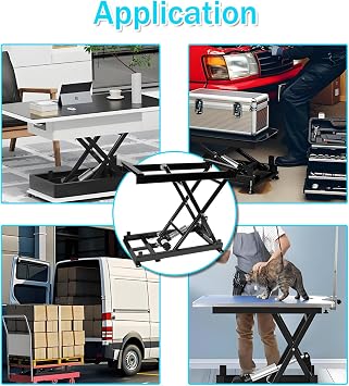Height Adjustable Lifting Platform,Electric Lifting Platform,Steel material,with Remote Control,Lift Table for Material Handling and Transportation,Etc