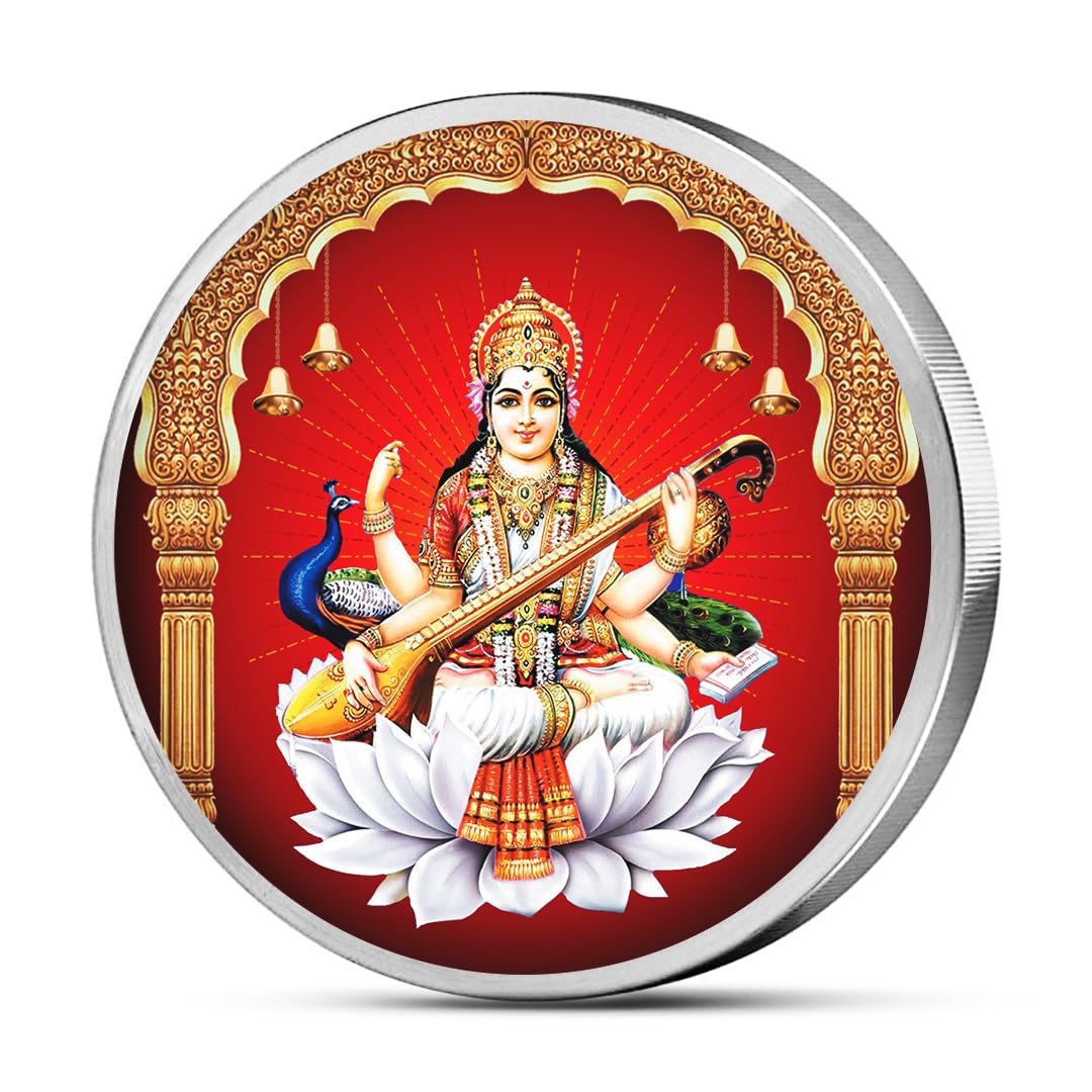 MOHUR Saraswati 10 Gm Silver Coin Coloured (999) Pure Silver (B08QG81JNG) Amazon Price History, Amazon Price Tracker